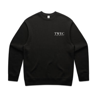 TWEC Mens Relax Crew Black  Thumbnail